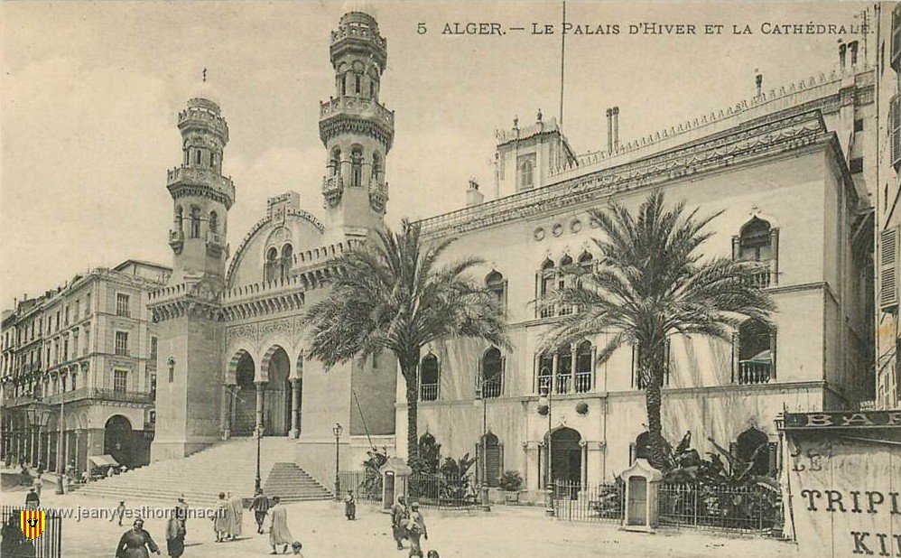 ALGER le palais d hiver et la cathedrale.jpg - ALGER le Palais d'hiver et la cathedrale