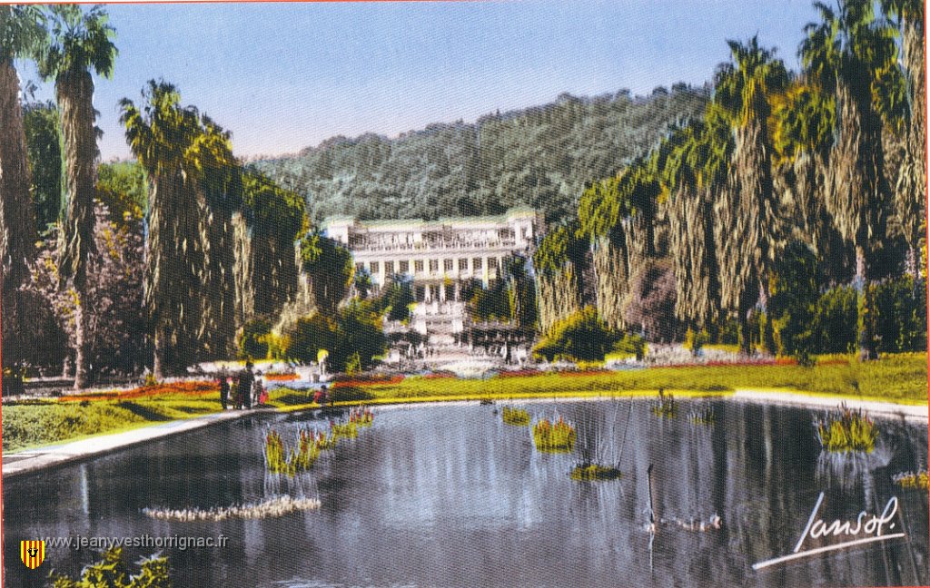 Alger en cartes postales 63.JPG - Le jardin Public
