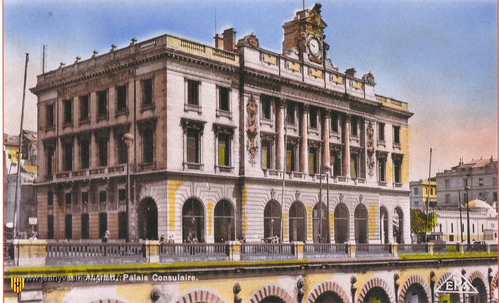Alger en cartes postales 74.JPG - Palais Consulaire
