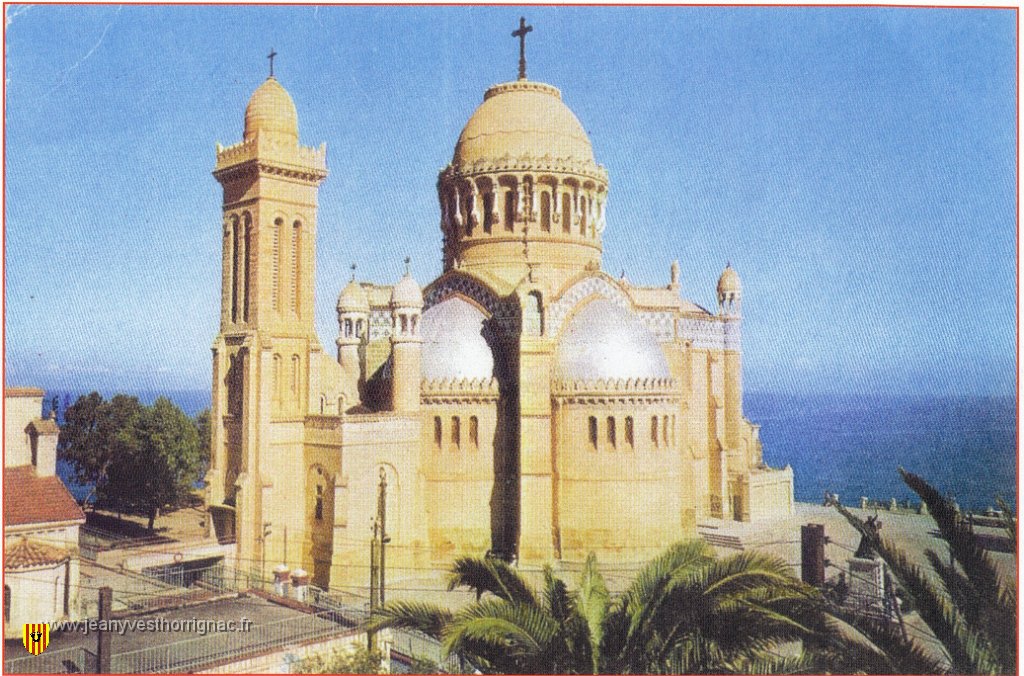 Alger en cartes postales 92.JPG - Notre Dame d'Afrique