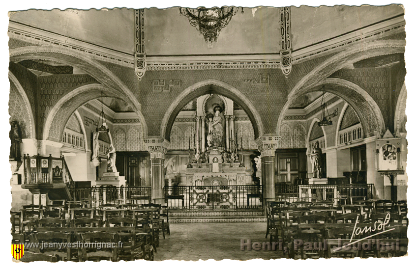 Alger interieur de Notre Dame des Victoires 1957 bis copie.png - Alger intérieur de Notre Dame des Victoires, 1957
