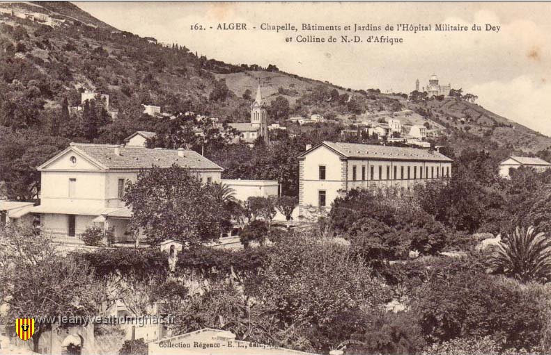 Chapelle Batiments et jardins de l hopital militaire du Dey.jpeg - Chapelle, Bâtiments et jardins de l'hôpital militaire du Dey