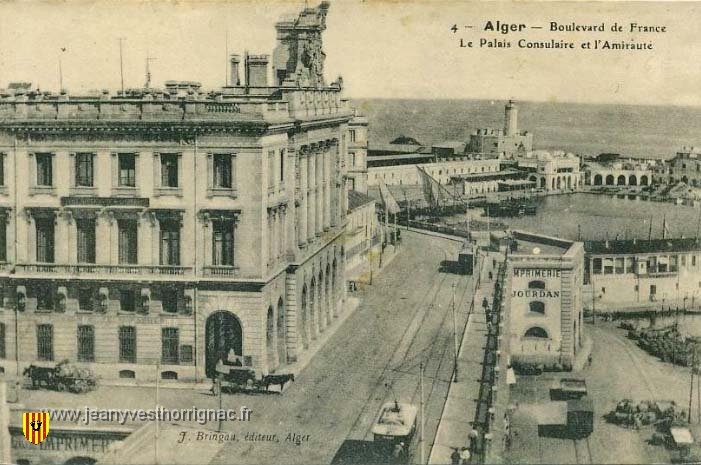 Le  Boulevard de France  le palais Consulaire.jpeg - Le  Boulevard de France,  le Palais Consulaire