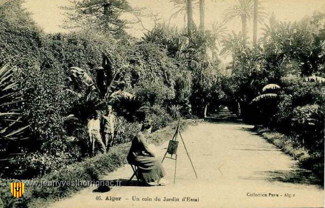 Le  Jardin d Essais  un peintre.jpeg - Le  Jardin d'Essais,  un peintre