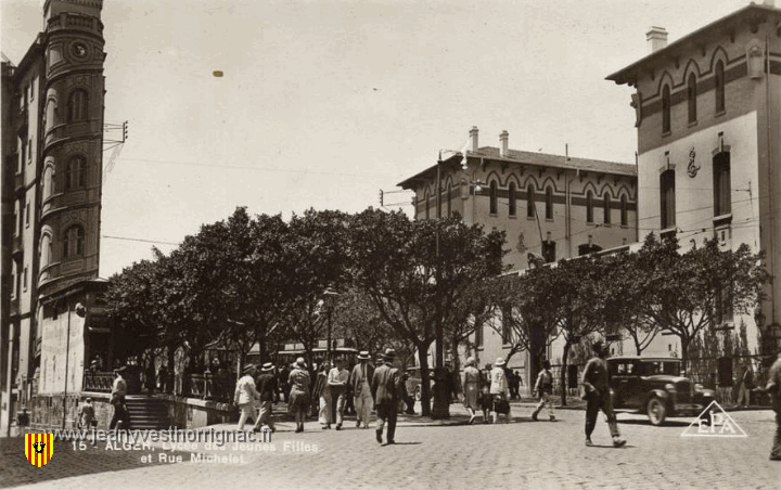 Lycee des Jeunes Filles et Rue Michelet.png - Lycée des Jeunes Filles et Rue Michelet