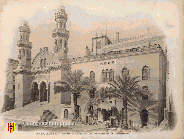 Palais d hiver du Gouverneur et la cathedrale.png - Palais d'hiver du Gouverneur et la cathédrale