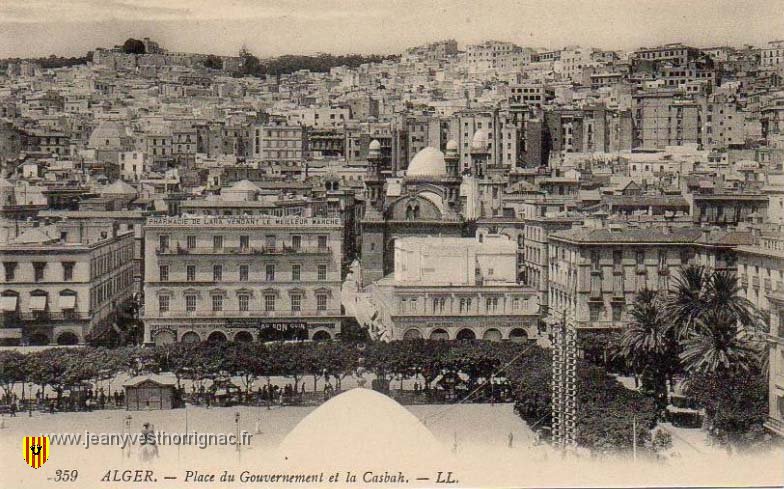 Place du Gouvernement et la Casbah.jpeg - Place du Gouvernement et la Casbah