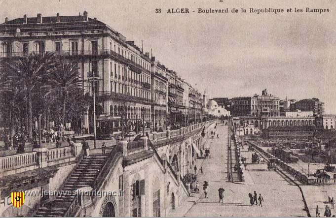 le bd de la Republique et les rampes.jpeg - le boulevard de la République et les rampes.