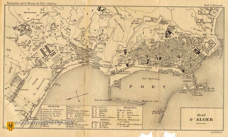 Alger 1889 1.jpg - Plan d'Alger