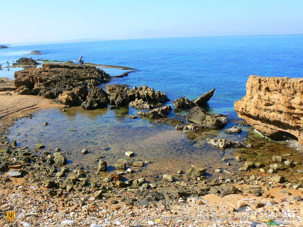 ALGERIE 252.jpg - La Stidia. Son bord de mer.