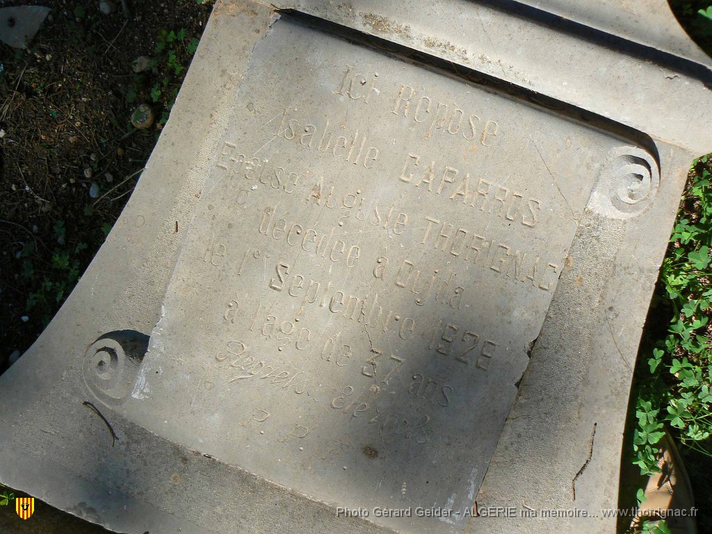 012d stele de ma grand mere.jpg - La stèle de ma grand-mère, Isabelle Caparros/Thorrignac.