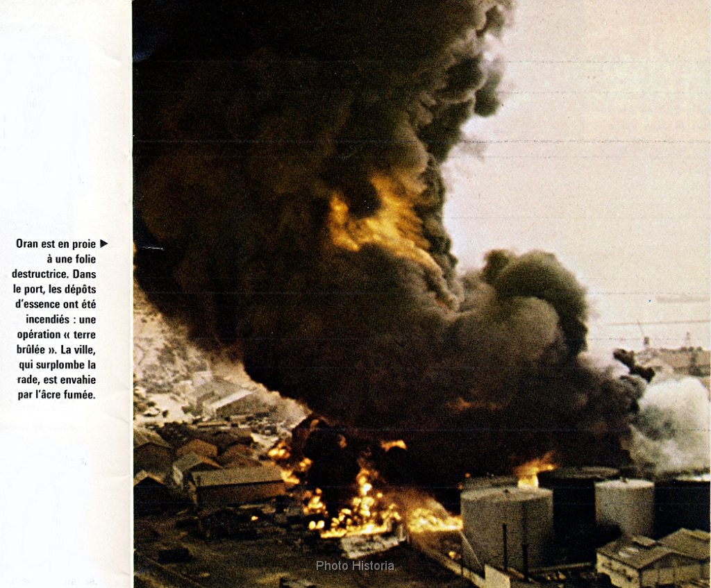 Incendie au port d Oran N 365.jpg - Incendie au port d'Oran. N° 365