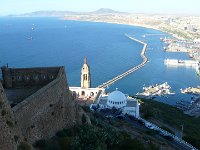 Vue sur le port depuis le château du Murdjadjo