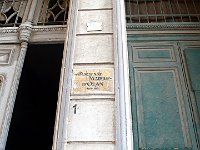 Plaque de l'ancienne mairie d'Oran