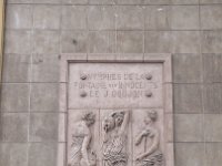 Relief sur le mur de l'école Jules Renard