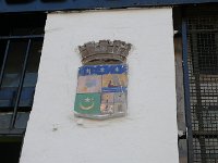 Ecusson sur un immeuble, aujourd'hui annexe de la mairie, boulevard Stalingrad à la Marine