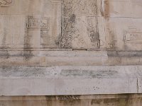 Le socle du monument des cheminots