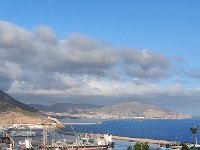 Oran - Le port  au fond la rade de Mers el Kebir - 2023