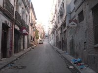 La rue Lourmel en direction de la rue de Mostaganem