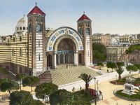 La cathédrale et la statue de Jeanne d'Arc