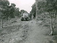Un 4X4 sur la route de Santa-Cruz en 1920
