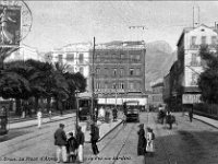 La place d'Armes et la rue des Jardins
