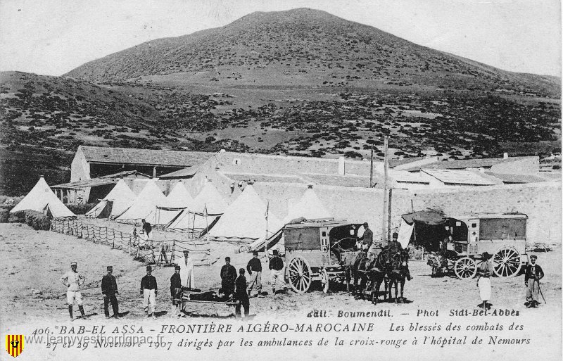 Les blesses des combats des 27 et 29 novembre 1907.jpg - Les blessés des combats des 27 et 29 novembre 1907