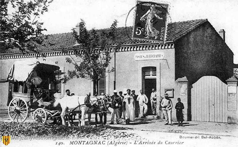 poste montagnac bis.jpg - L'arrivée du courrier