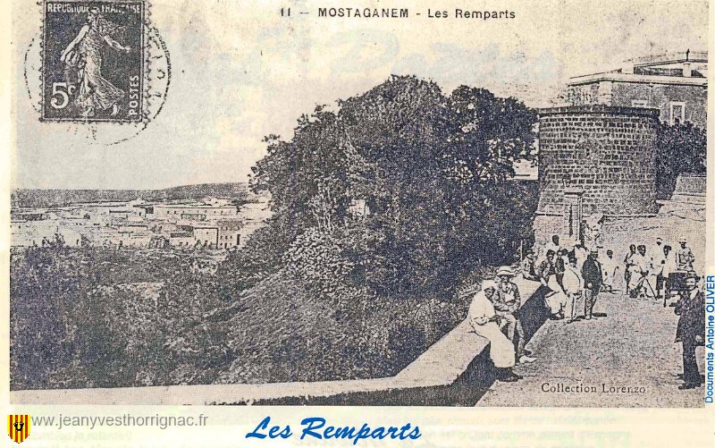 Mostaganem les remparts.jpg - Les Remparts. (photo Echo de l'Oranie)