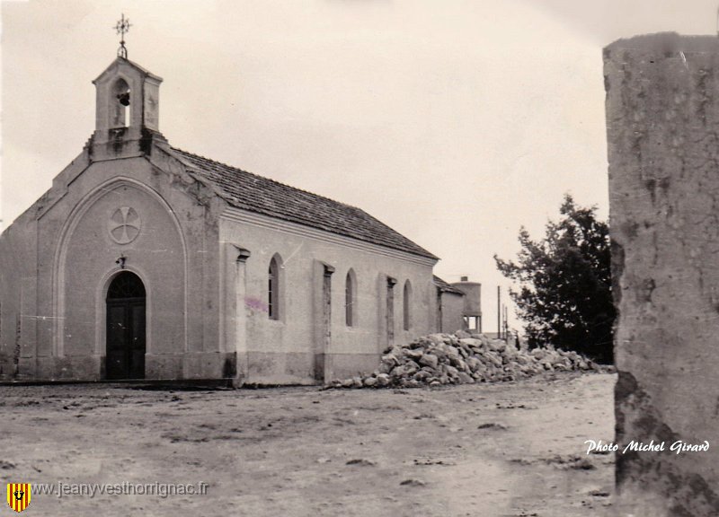Eglise Ste THERESE de l Enfant Jesus a PICARD -Algerie Filigrane .jpg - Eglise Sainte THÉRÈSE de l' Enfant Jésus à PICARD. Document de Michel Girard