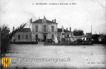 mairie et monument aux morts.jpg - La Mairie et le monument aux morts