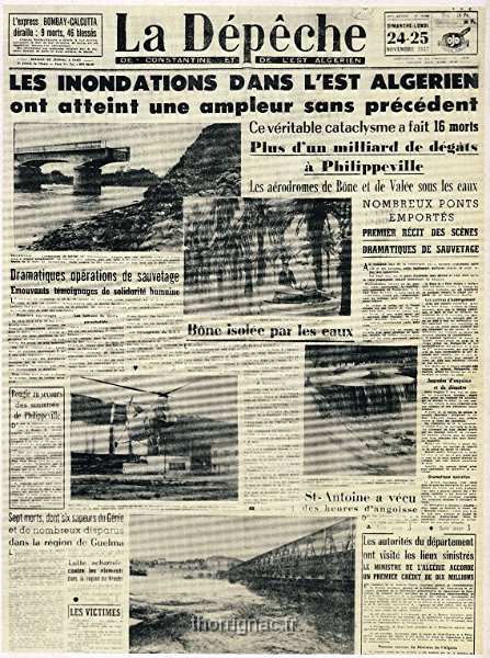 La depeche de Constantine et de l Est Algerien 24 et 25 novembre 1957.jpg - La depeche de Constantine et de l Est Algerien 24 et 25 novembre 1957