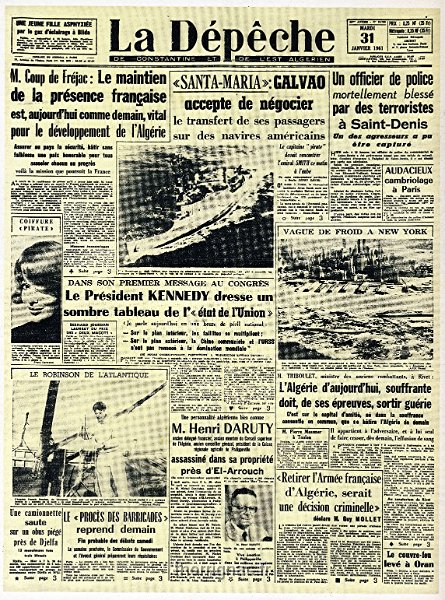 La depeche de Constantine et de l Est Algerien 31 janvier 1961.jpg - La depeche de Constantine et de l Est Algerien 31 janvier 1961