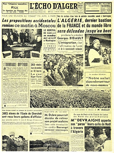 Echo d Alger 20 et 21 decembre 1959.jpg - Echo d Alger 20 et 21 decembre 1959