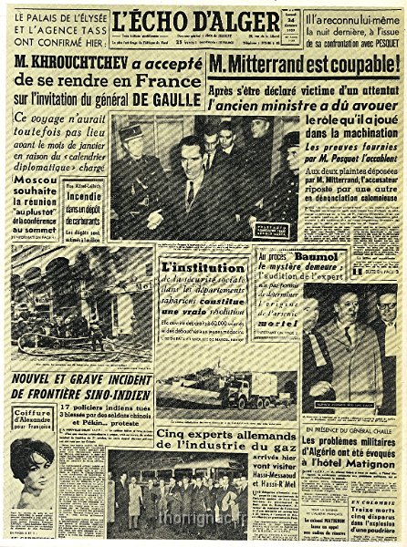 Echo d Alger 24 octobre 1959.jpg - Echo d Alger 24 octobre 1959