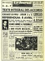 Le journal d Alger 31 mars 1962