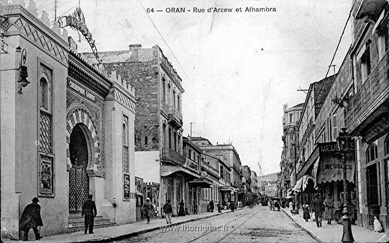 91.jpg - Rue d'Arzew et Alhambra