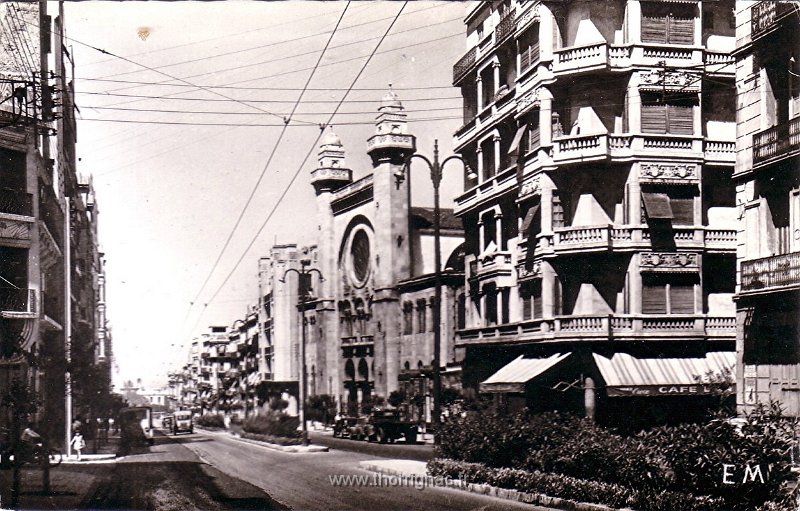 142.jpg - Boulevard Joffre et la Synagogue