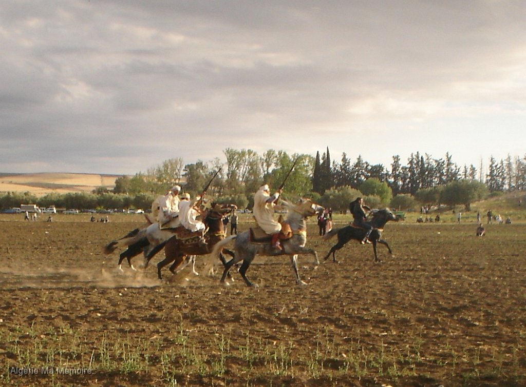 18.JPG - Fantasia autour d'Aïn-Youcef (Lavayssière) en 2008 - Photo Mohamed.