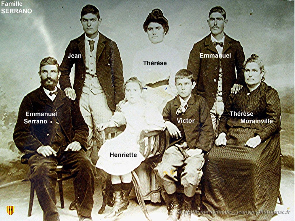 Famille Serrano1.jpg - Famille Manuel Serrano et Thérèse Morainville.